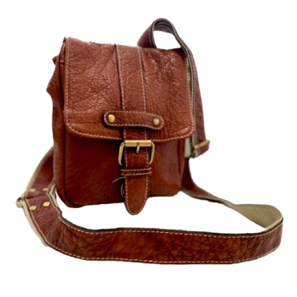 Adrián Klis Camel Crossbody Bag H8’ X W 6.5’ X D 2.5’